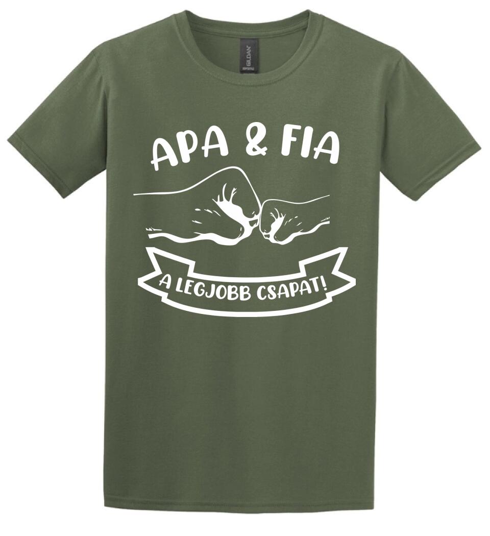 Apa Fia a legjobb csapat Páros pólós minta