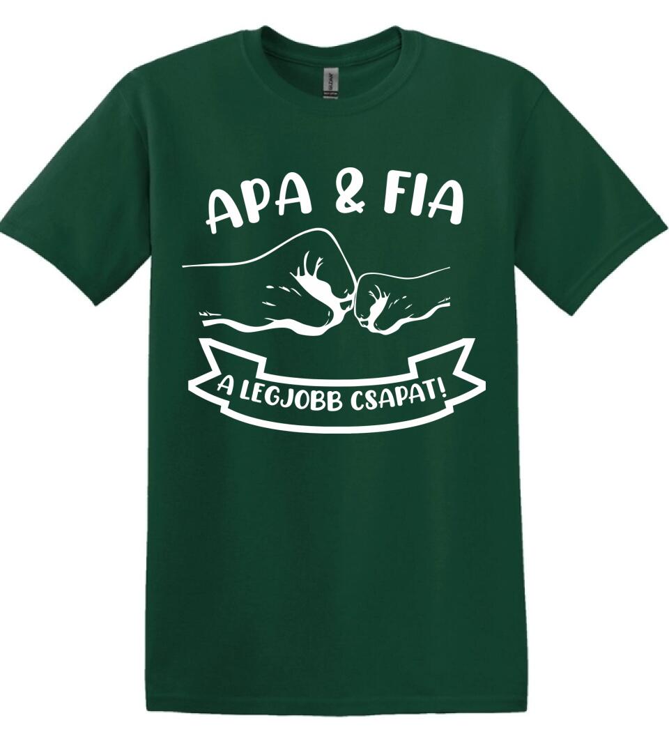 Apa Fia a legjobb csapat Páros pólós minta