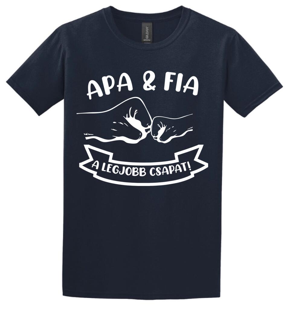 Apa Fia a legjobb csapat Páros pólós minta