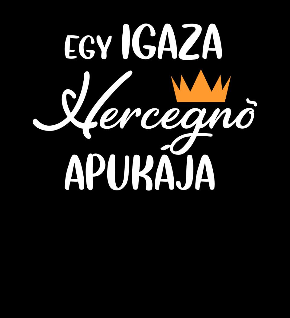 Egy igazi hercegnő apukája Páros pólós minta