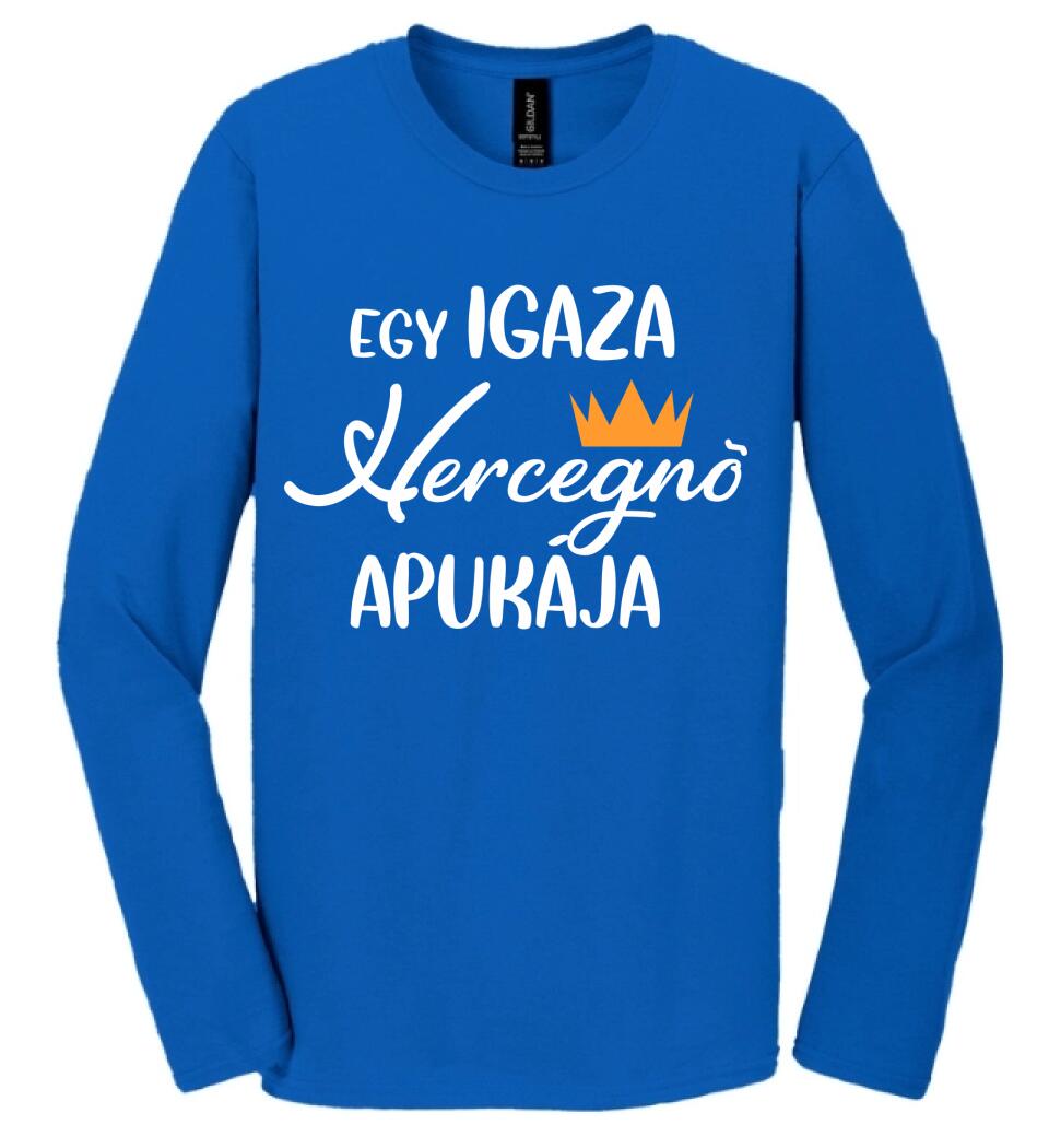 Egy igazi hercegnő apukája Páros pólós minta