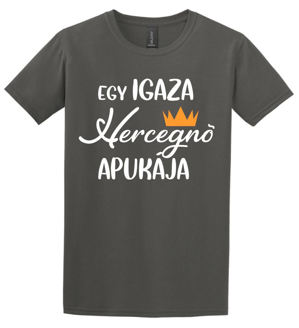 Egy igazi hercegnő apukája Páros pólós minta