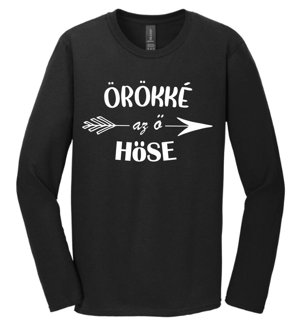 Örökké az ő hőse Páros pólós minta