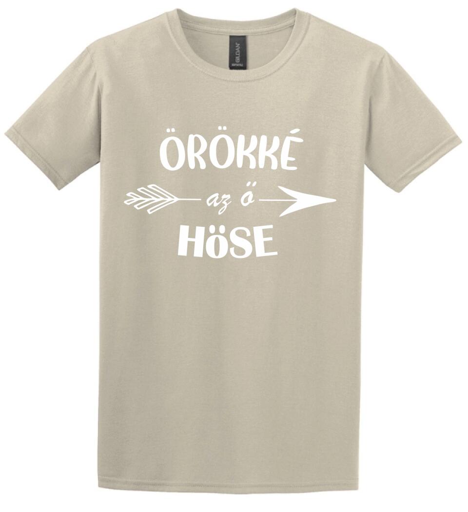 Örökké az ő hőse Páros pólós minta