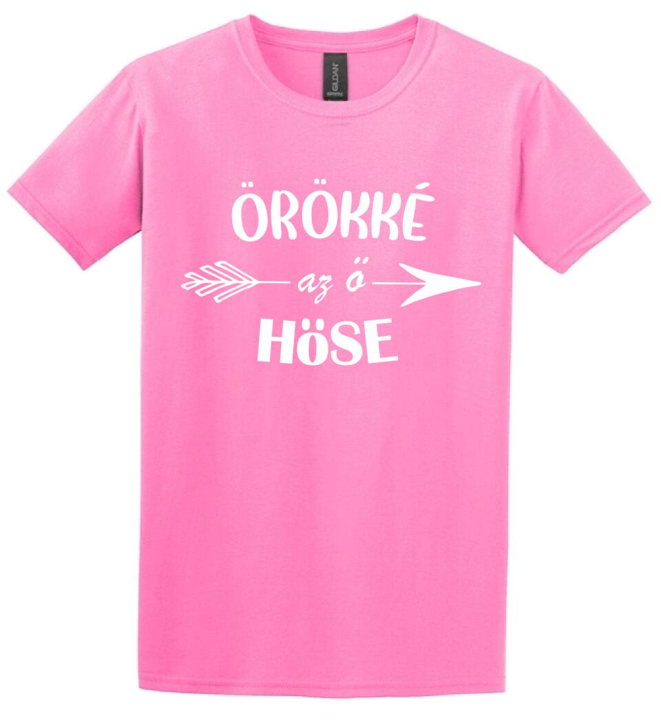 Örökké az ő hőse Páros pólós minta