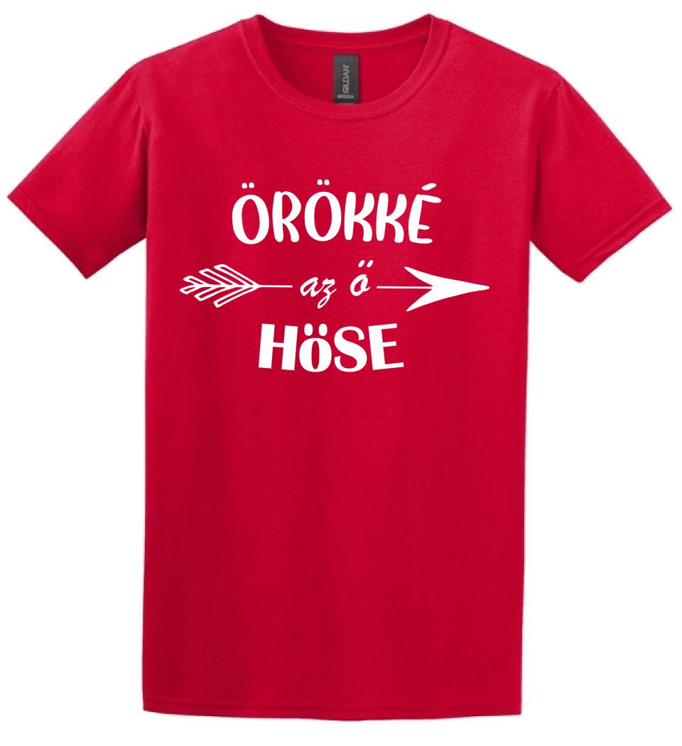 Örökké az ő hőse Páros pólós minta