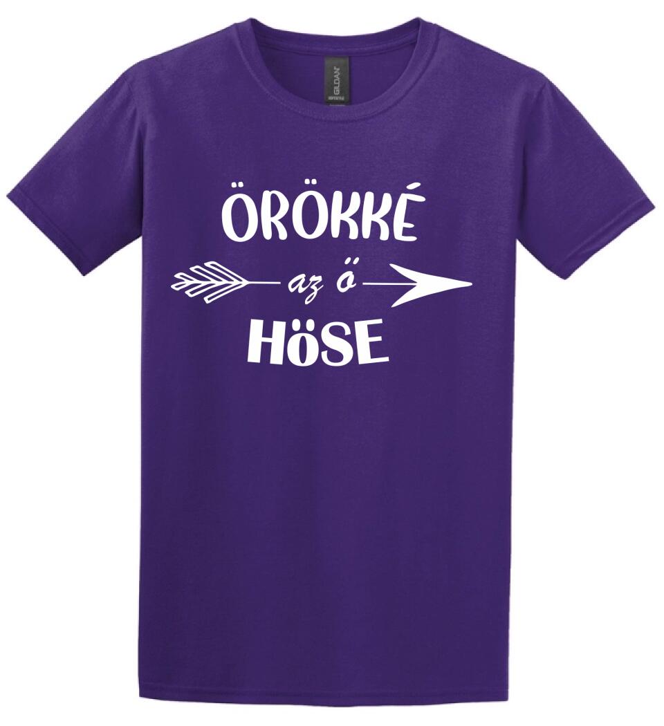 Örökké az ő hőse Páros pólós minta