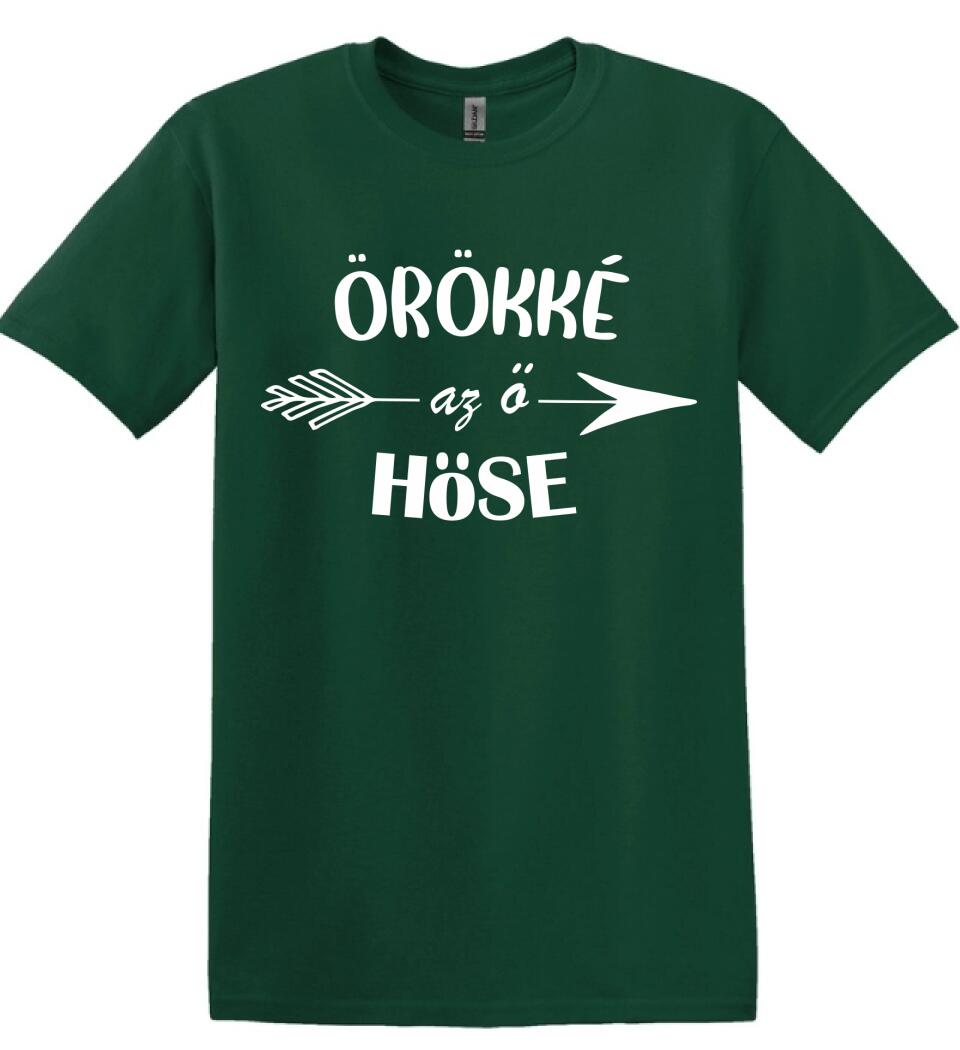 Örökké az ő hőse Páros pólós minta