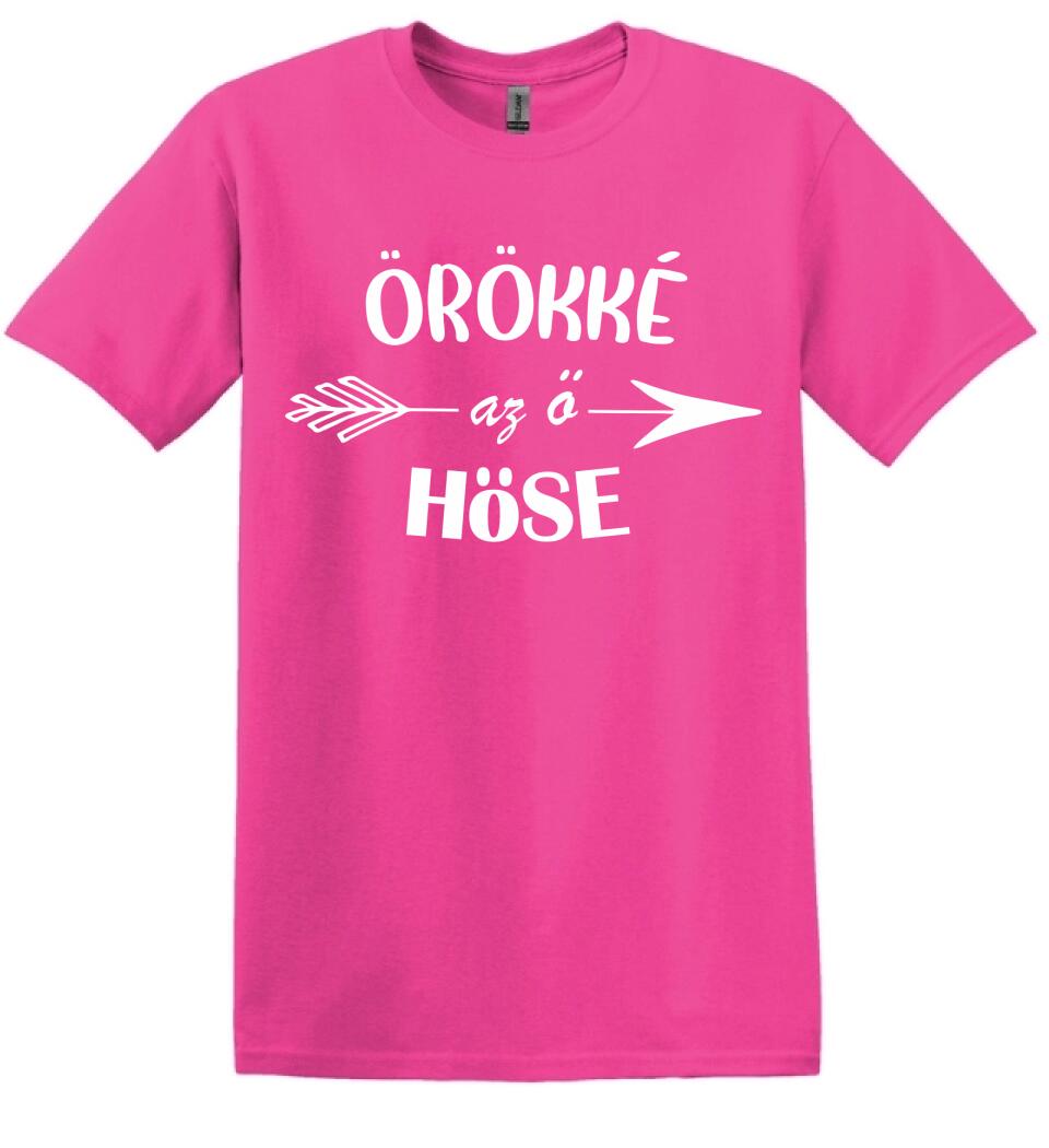 Örökké az ő hőse Páros pólós minta