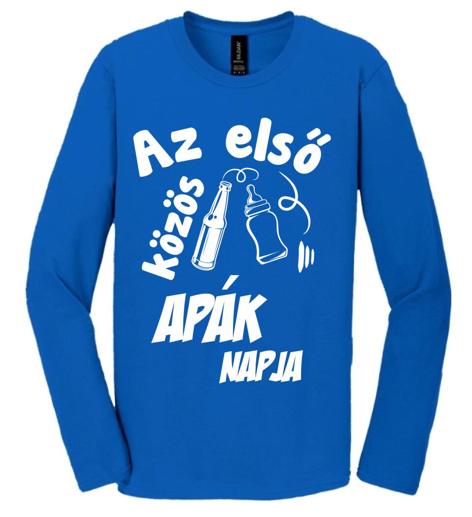 Az első közös apák napja Páros pólós minta