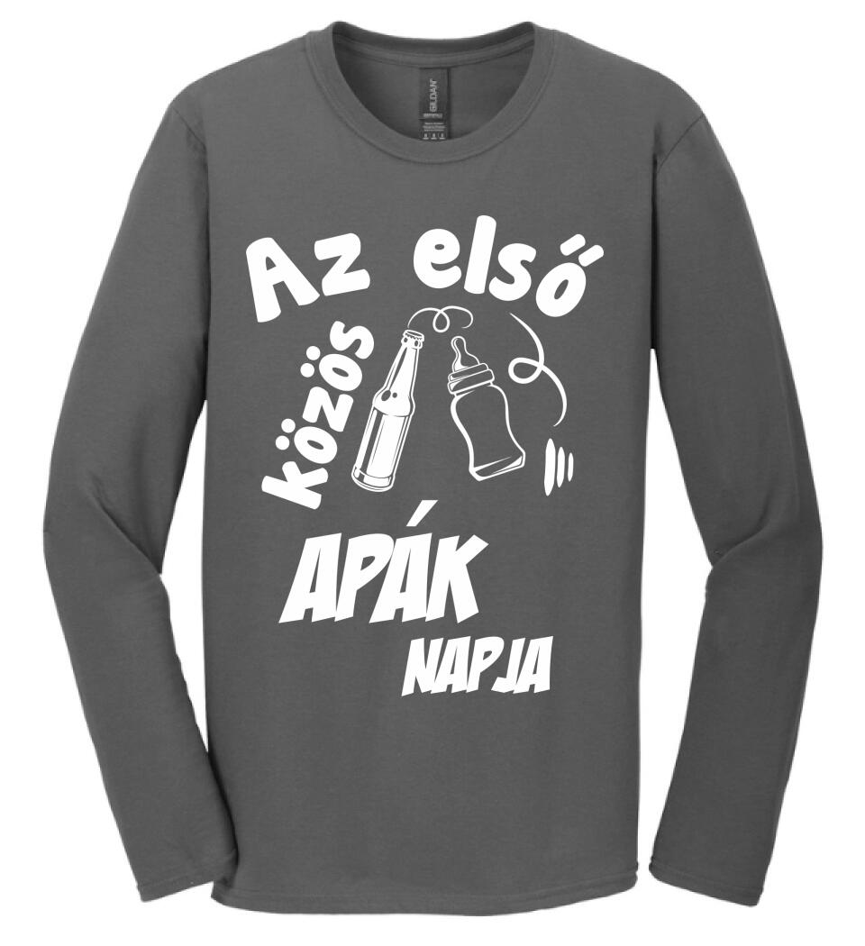 Az első közös apák napja Páros pólós minta