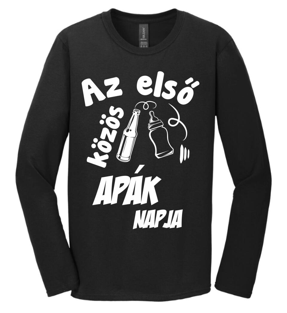 Az első közös apák napja Páros pólós minta