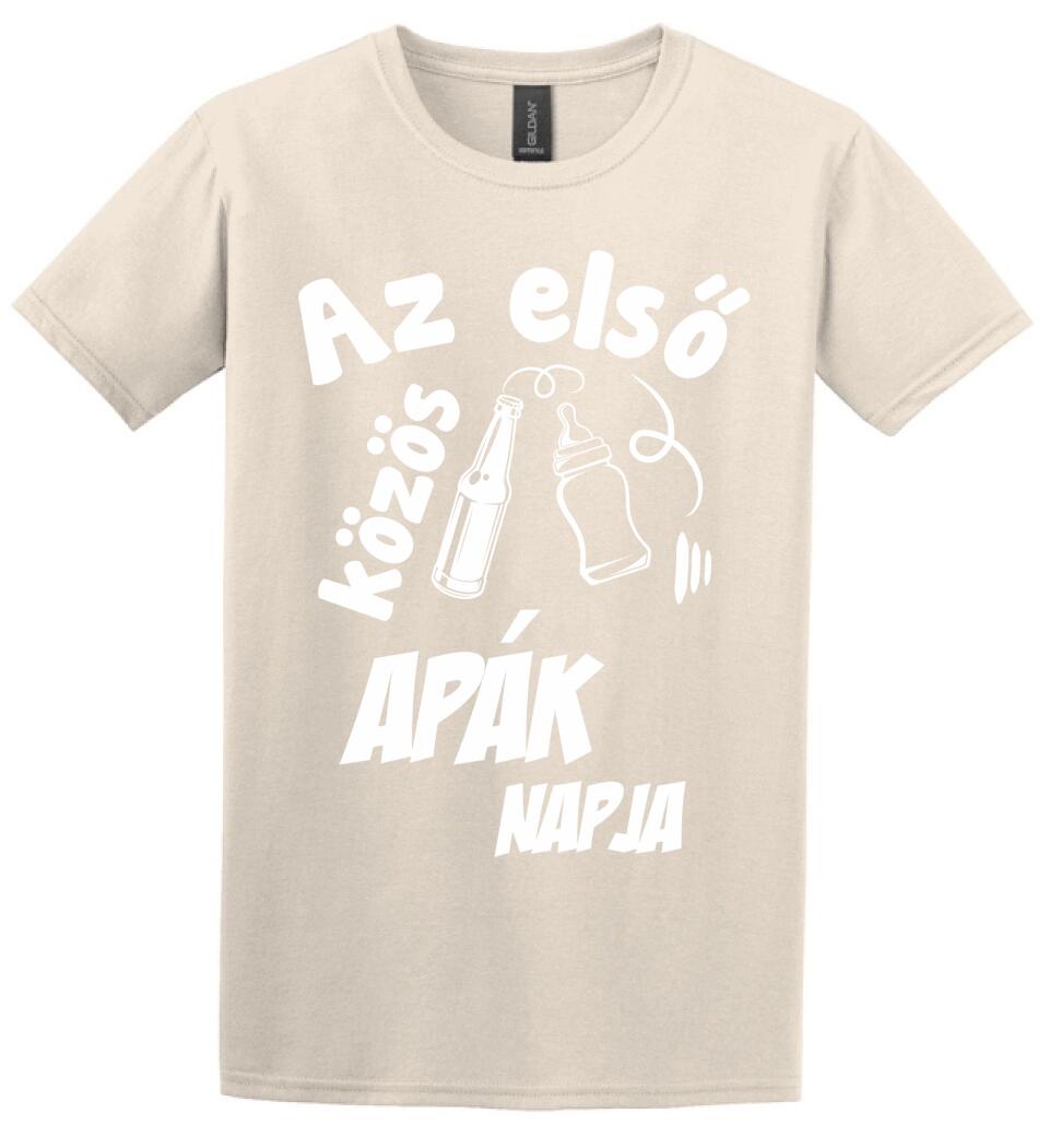 Az első közös apák napja Páros pólós minta