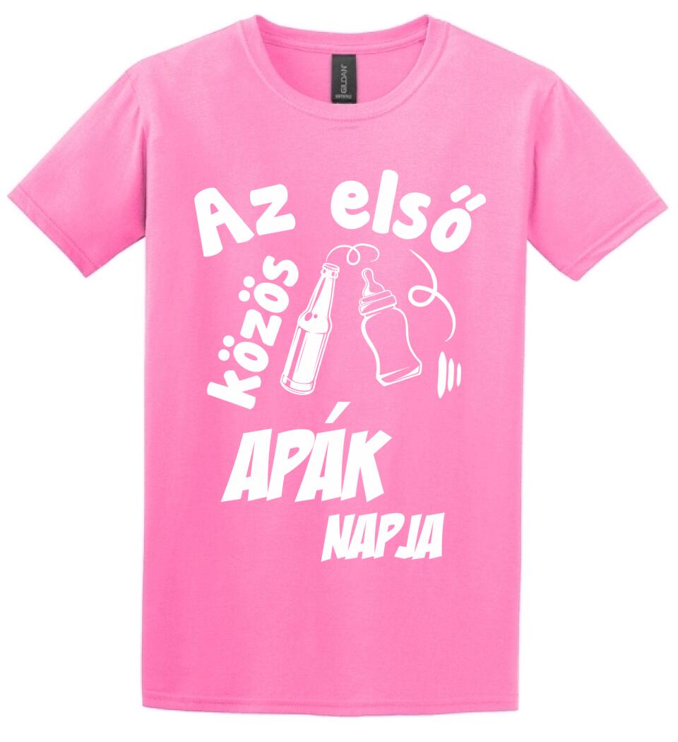 Az első közös apák napja Páros pólós minta