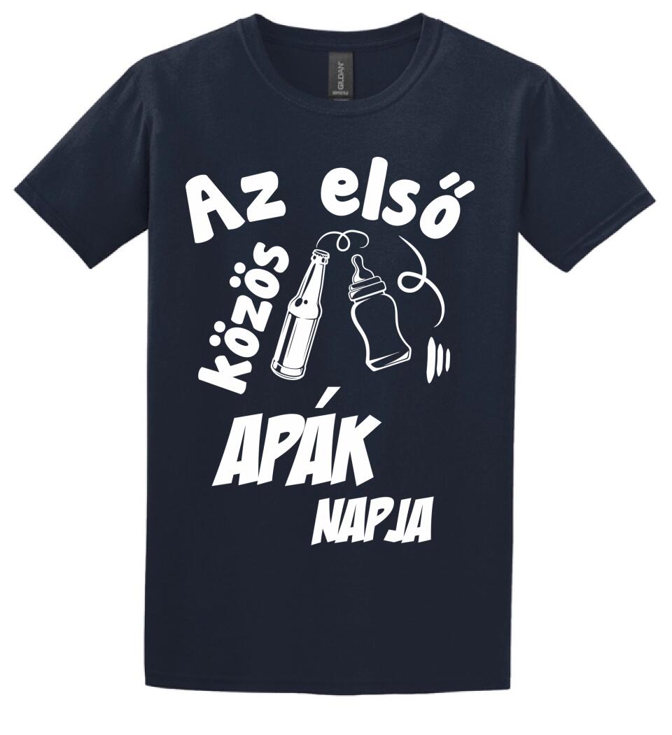 Az első közös apák napja Páros pólós minta