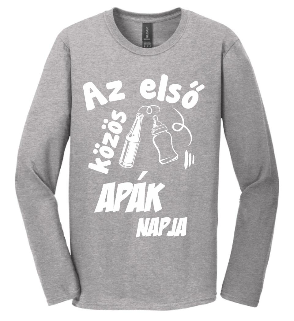 Az első közös apák napja Páros pólós minta