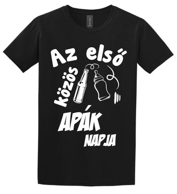 Az első közös apák napja Páros pólós minta