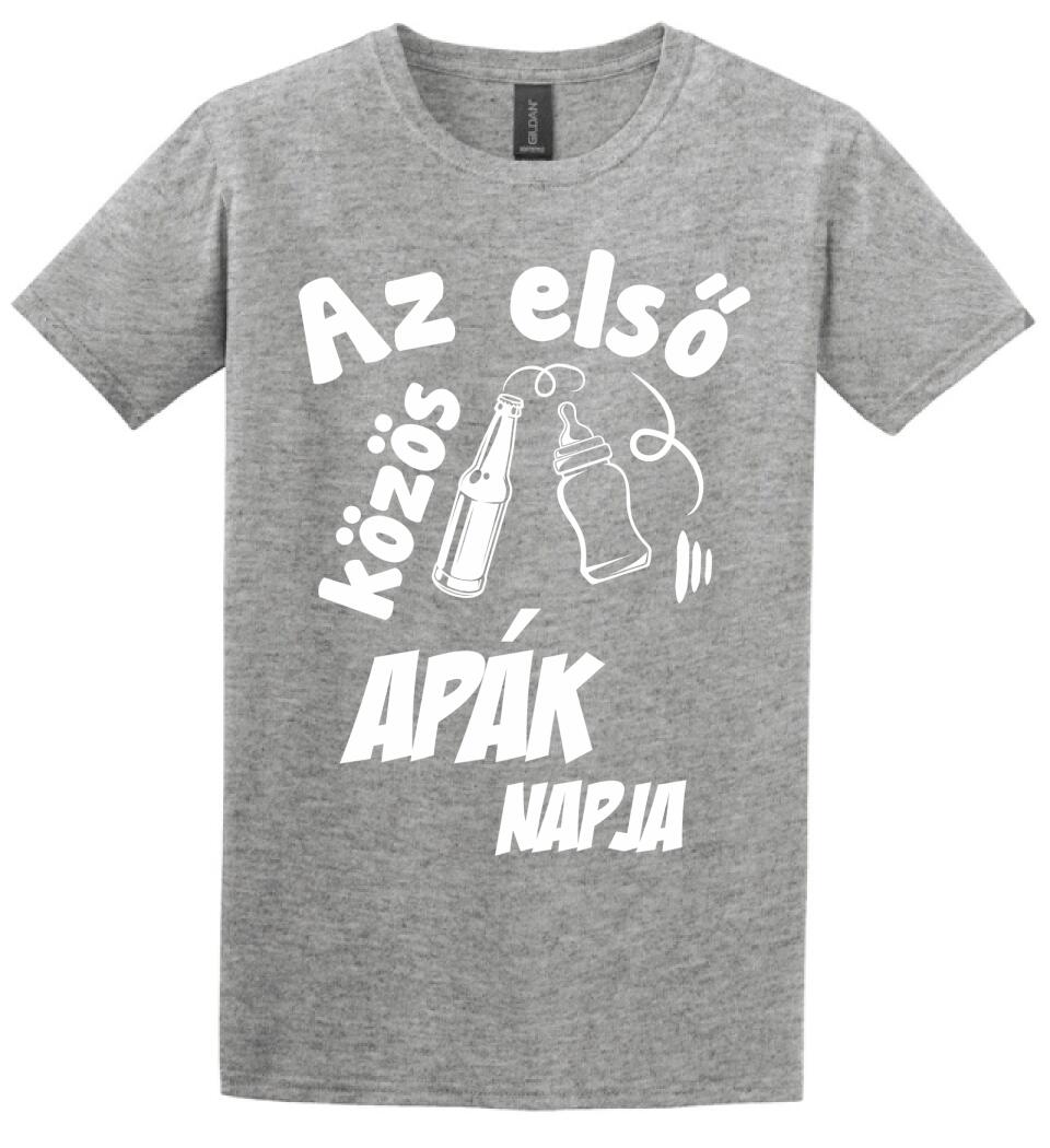 Az első közös apák napja Páros pólós minta