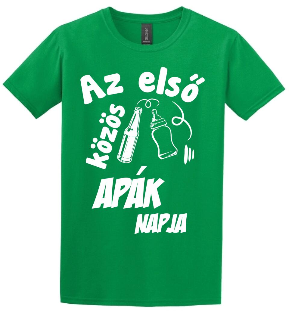 Az első közös apák napja Páros pólós minta