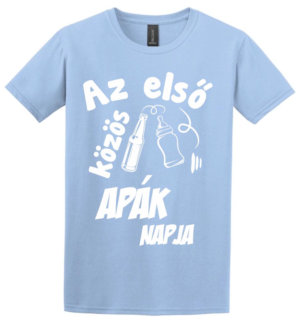 Az első közös apák napja Páros pólós minta