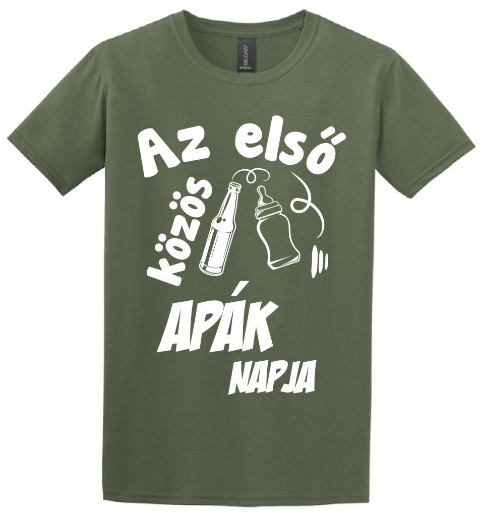 Az első közös apák napja Páros pólós minta