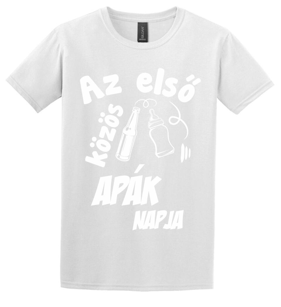 Az első közös apák napja Páros pólós minta