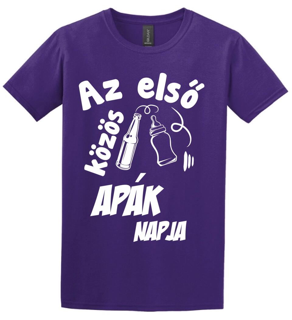 Az első közös apák napja Páros pólós minta