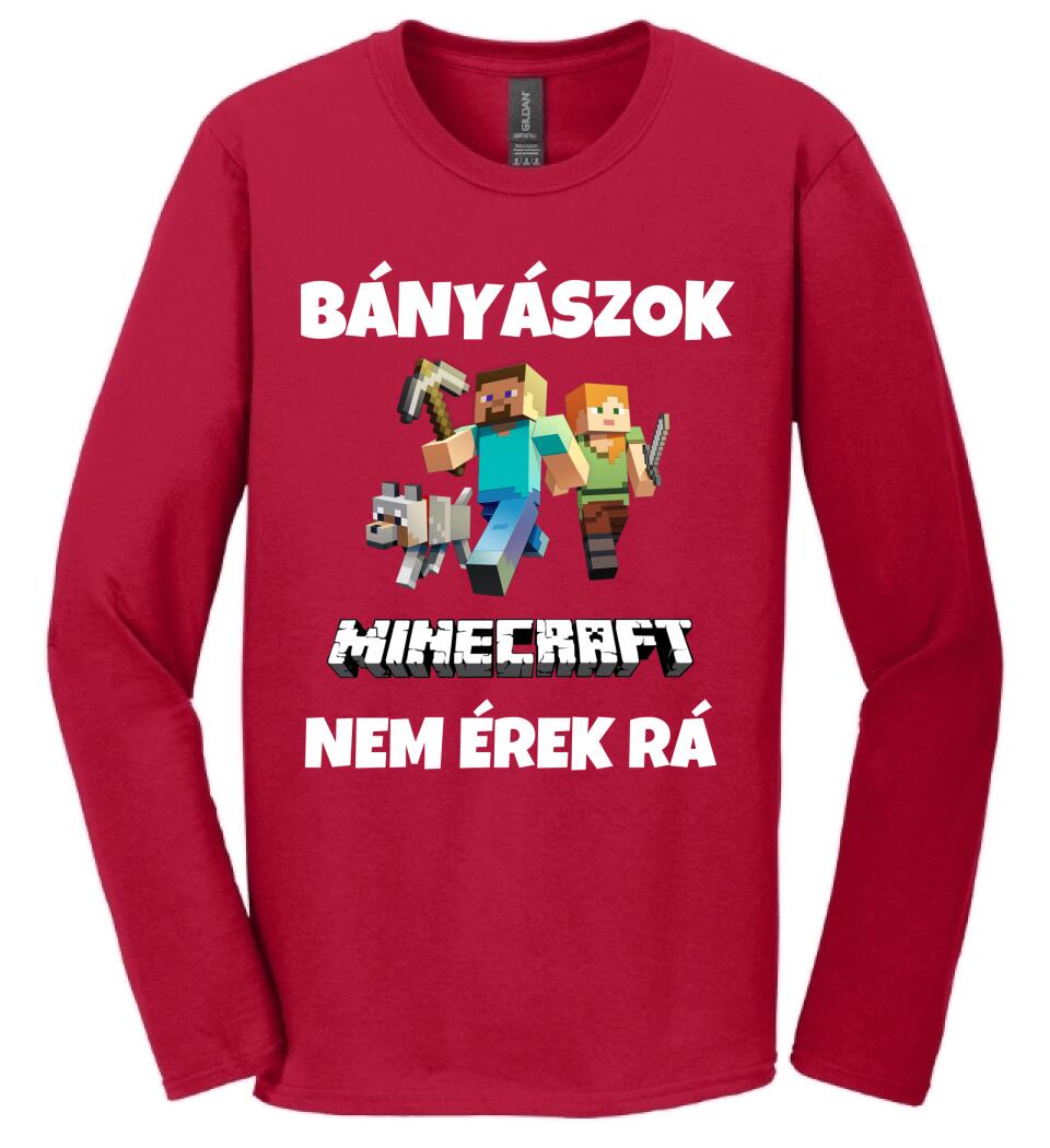 BÁNYÁSZOK MINECRAFT Póló