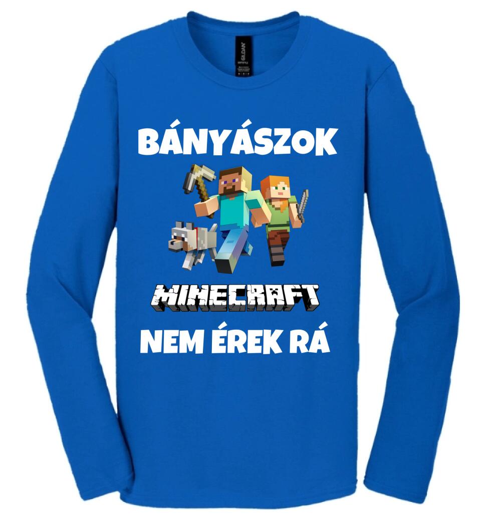 BÁNYÁSZOK MINECRAFT Póló