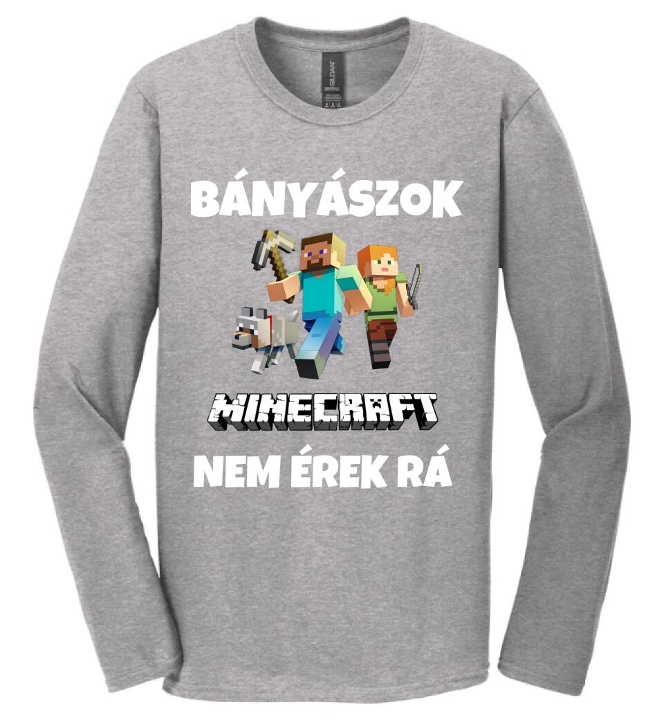 BÁNYÁSZOK MINECRAFT Póló
