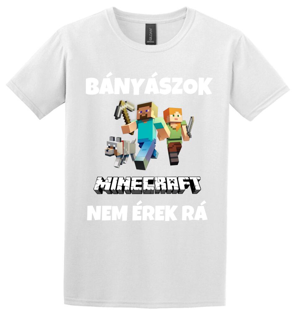 BÁNYÁSZOK MINECRAFT Póló