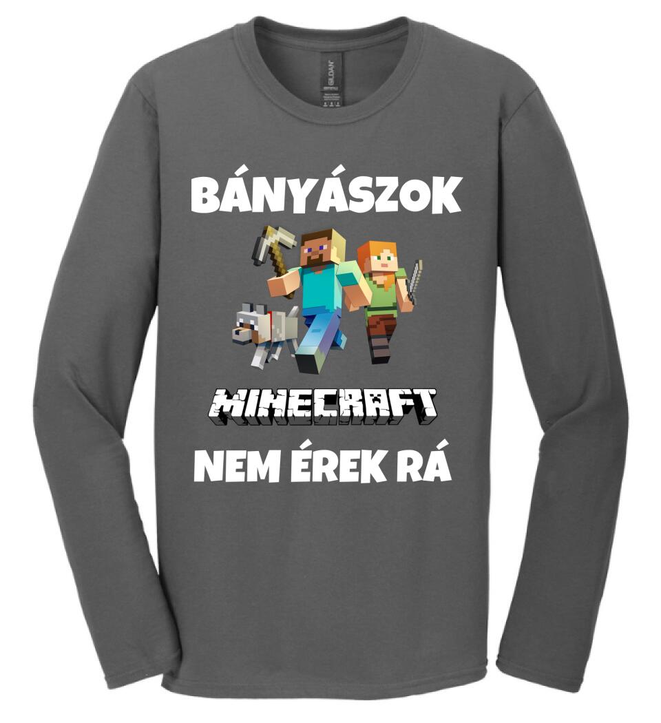 BÁNYÁSZOK MINECRAFT Póló