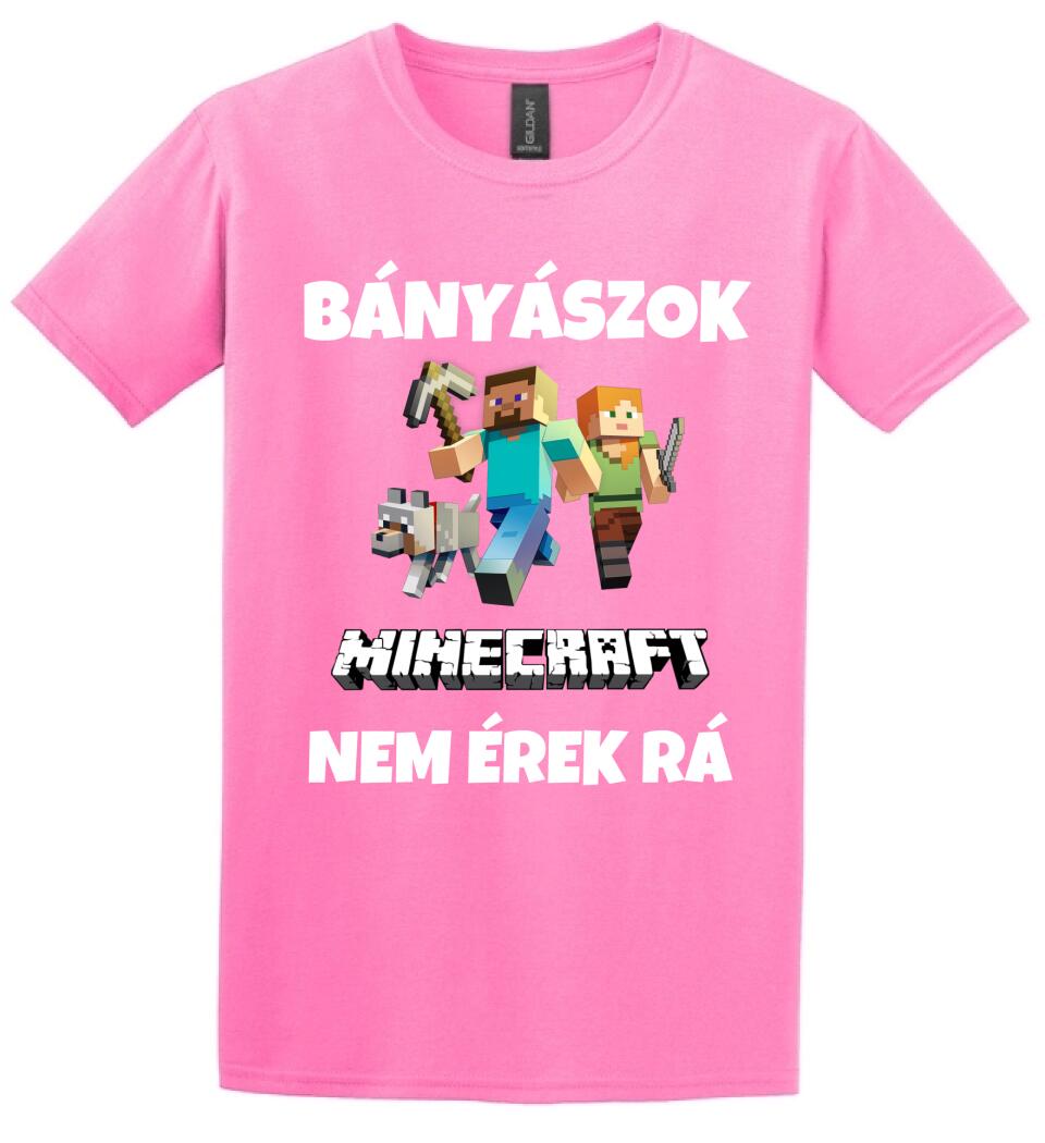 BÁNYÁSZOK MINECRAFT Póló