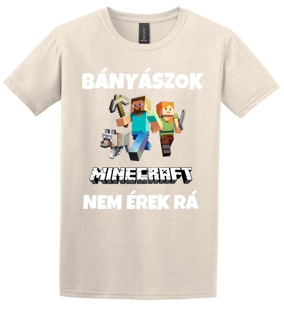 BÁNYÁSZOK MINECRAFT Póló