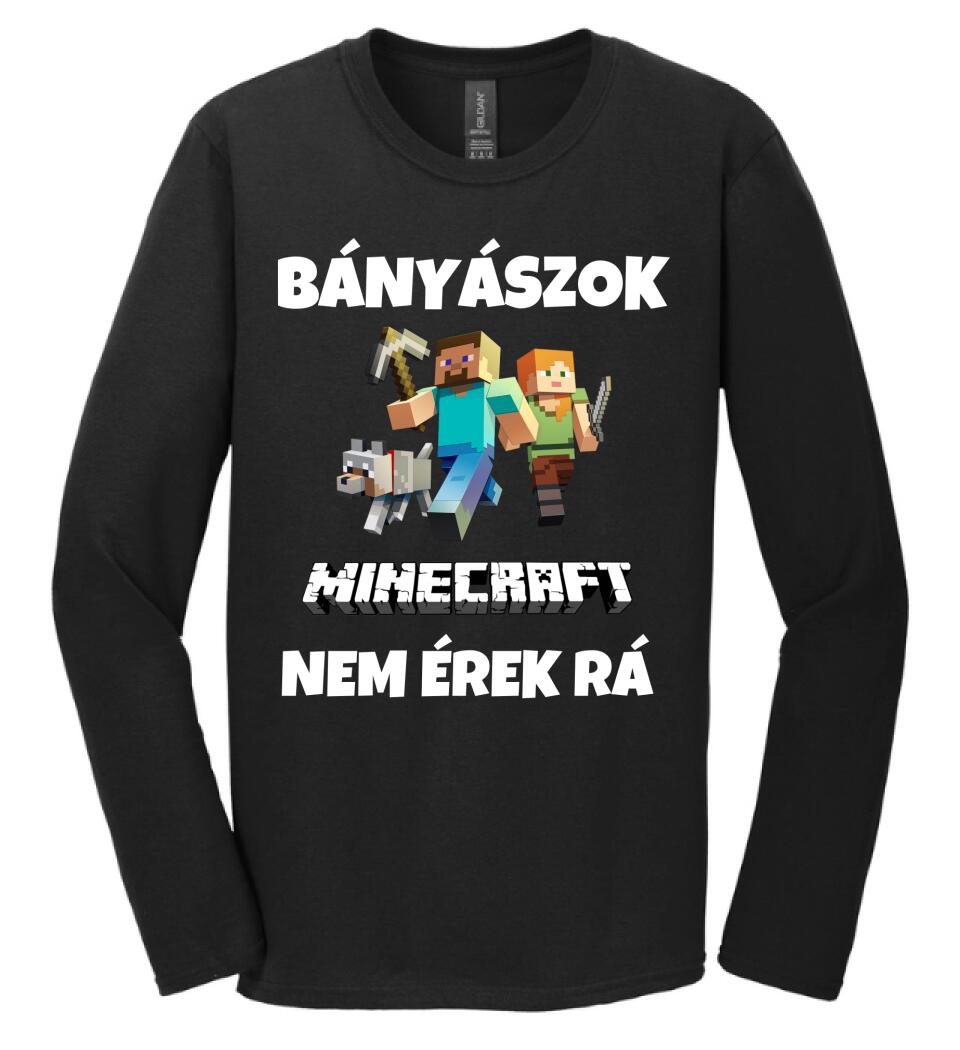 BÁNYÁSZOK MINECRAFT Póló