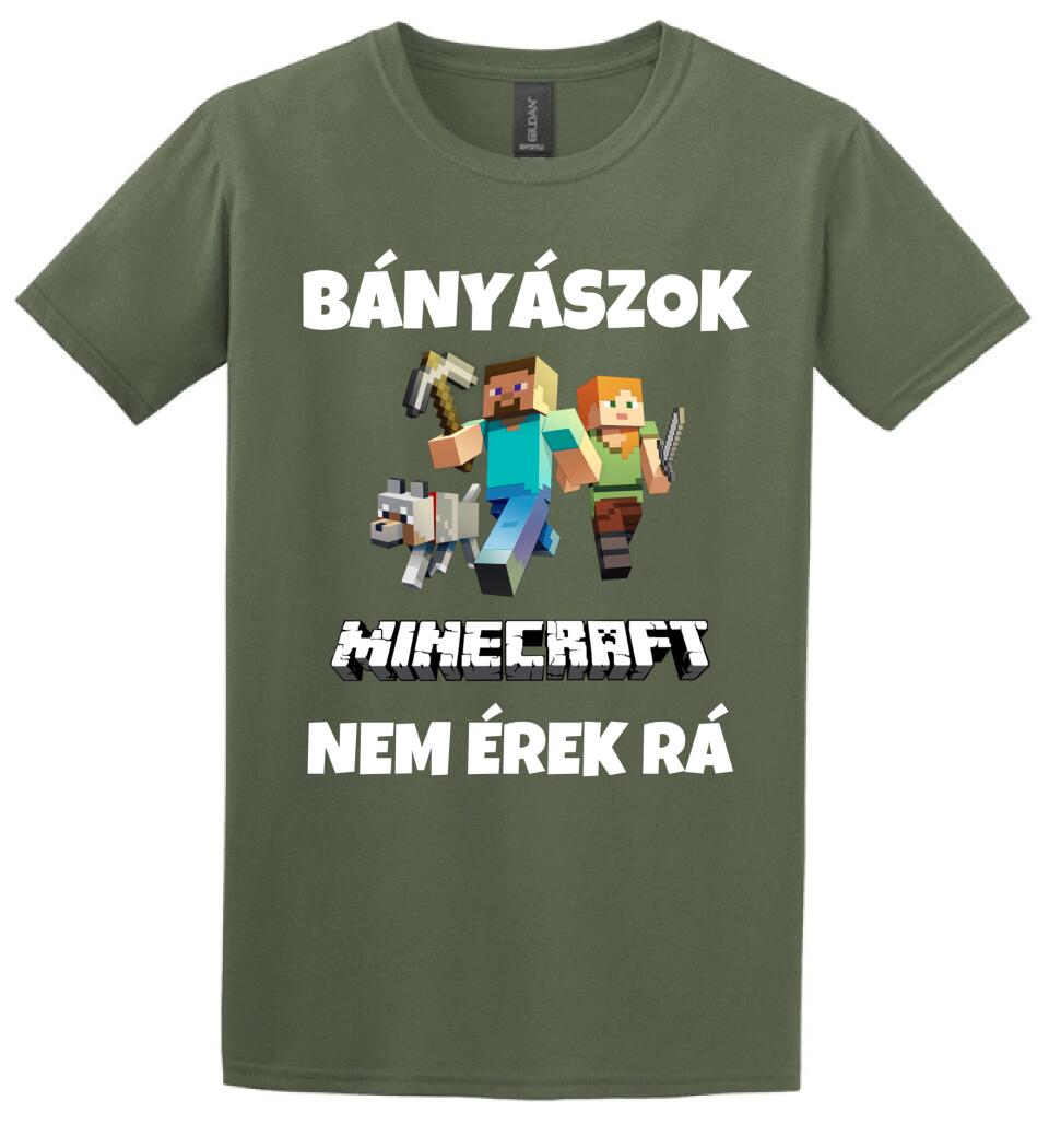 BÁNYÁSZOK MINECRAFT Póló