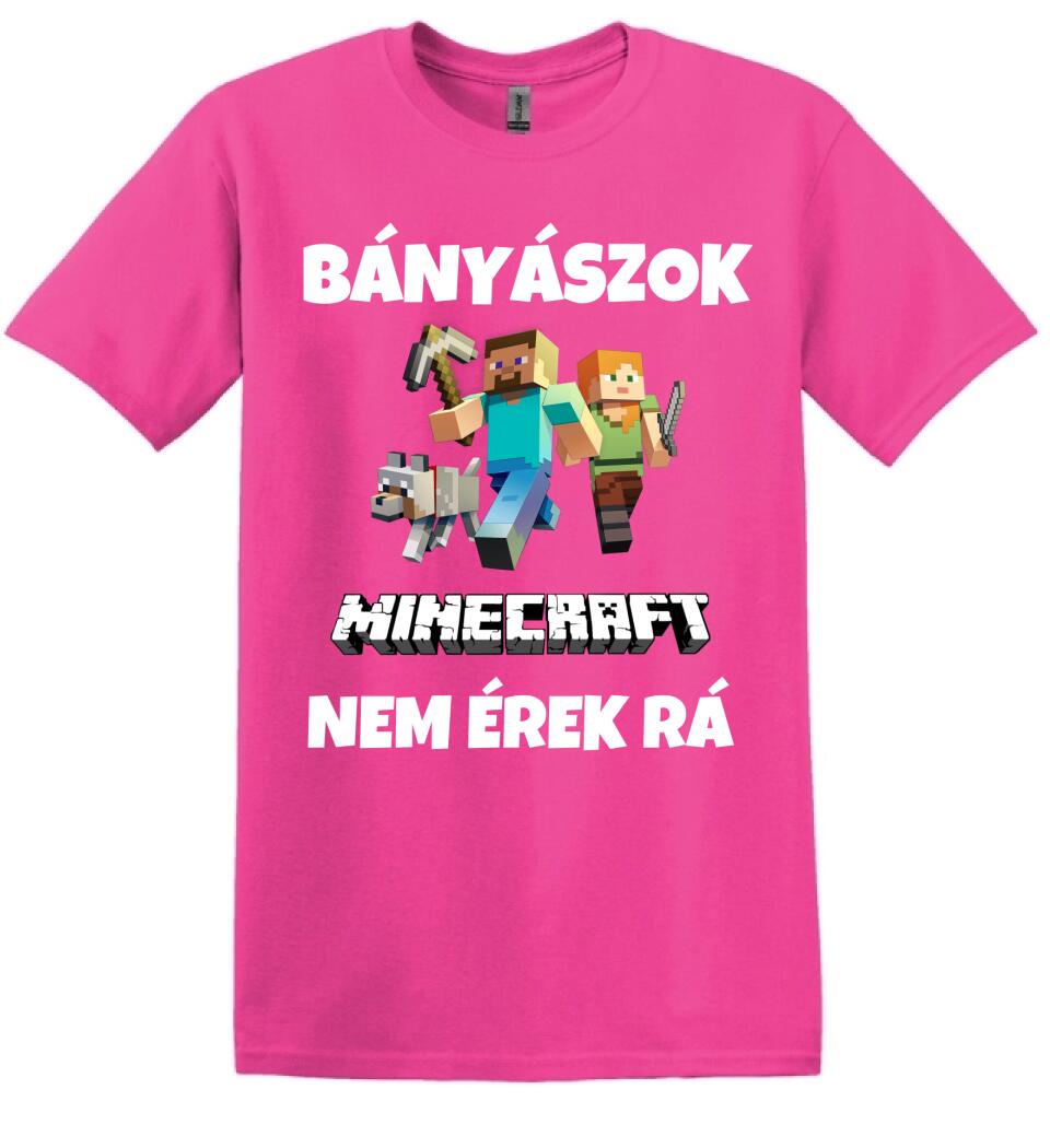 BÁNYÁSZOK MINECRAFT Póló