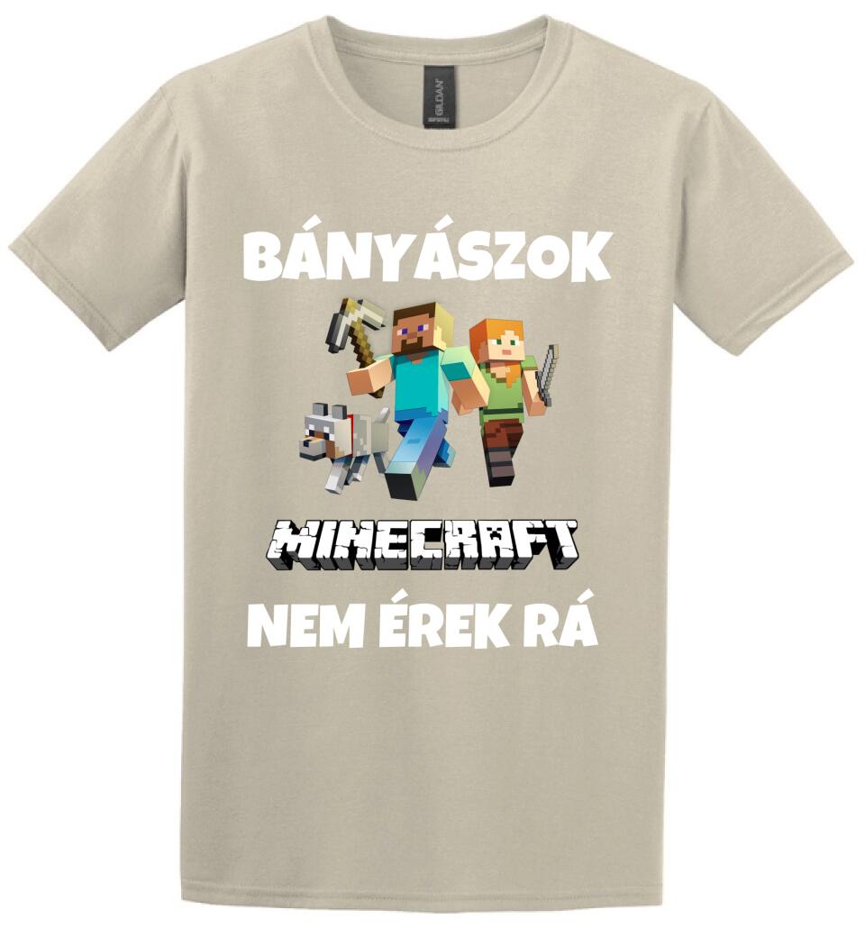 BÁNYÁSZOK MINECRAFT Póló