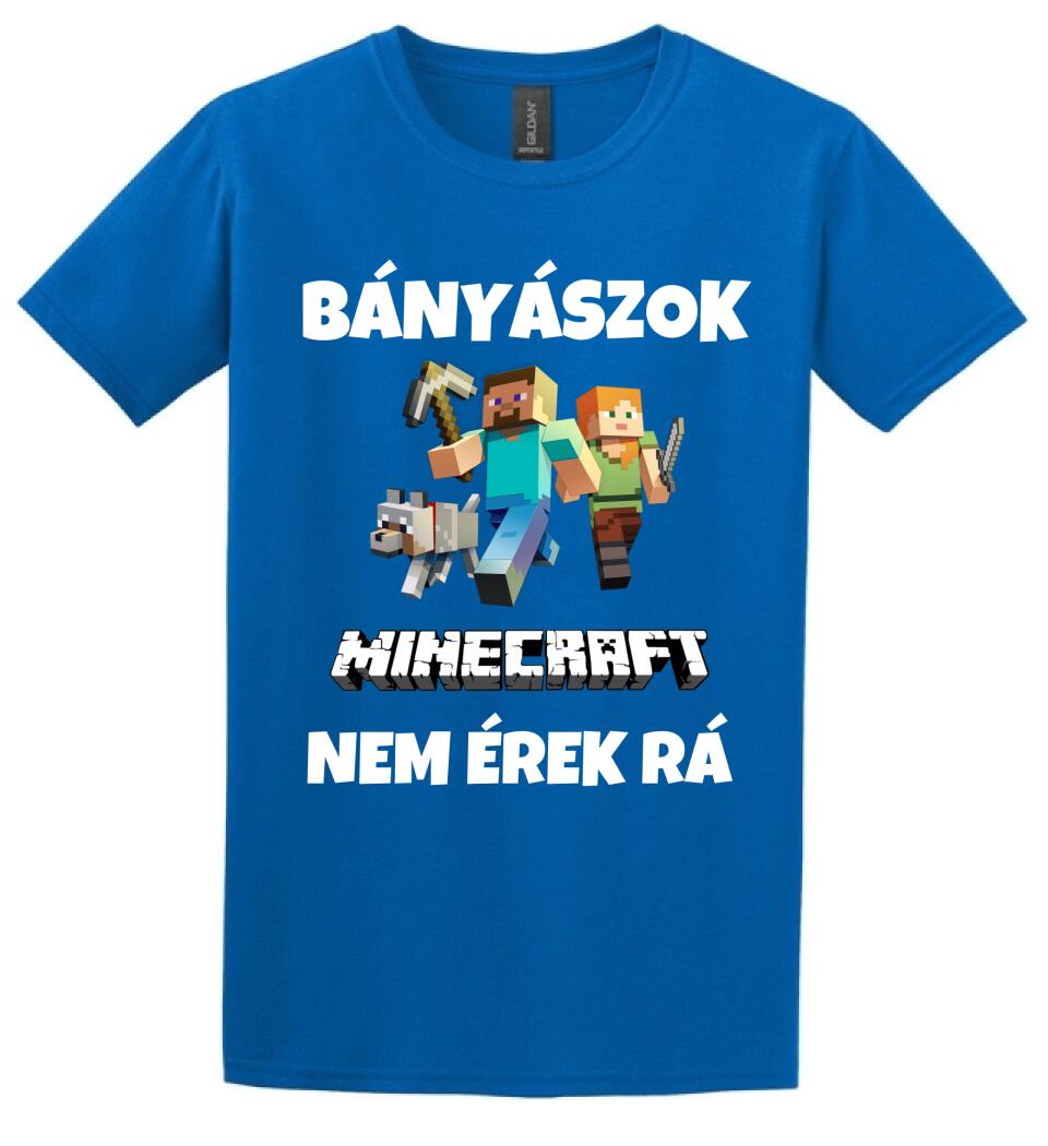 BÁNYÁSZOK MINECRAFT Póló
