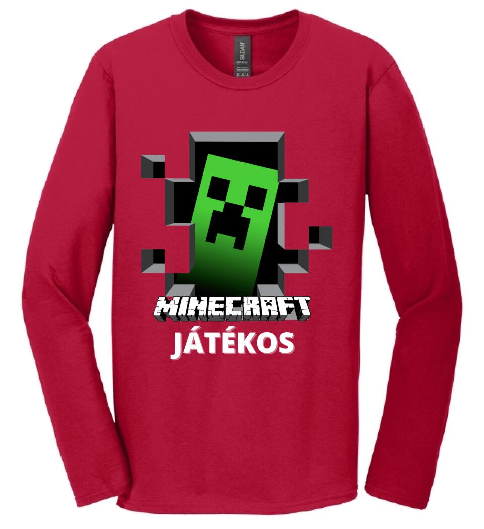 MINECRAFT JÁTÉKOS Póló