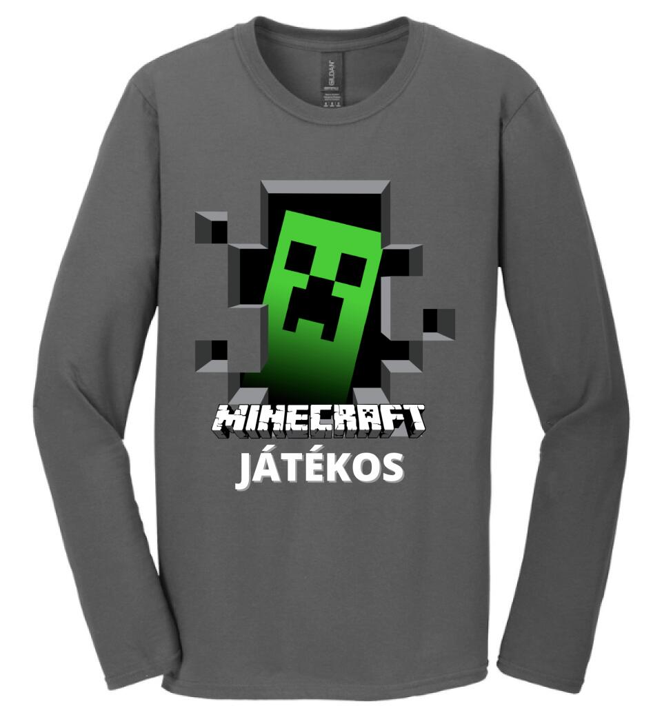MINECRAFT JÁTÉKOS Póló