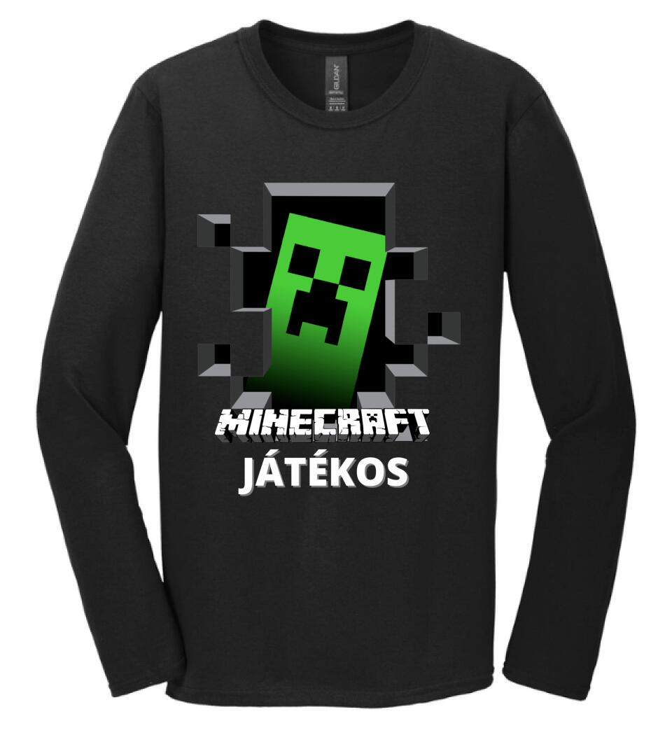 MINECRAFT JÁTÉKOS Póló