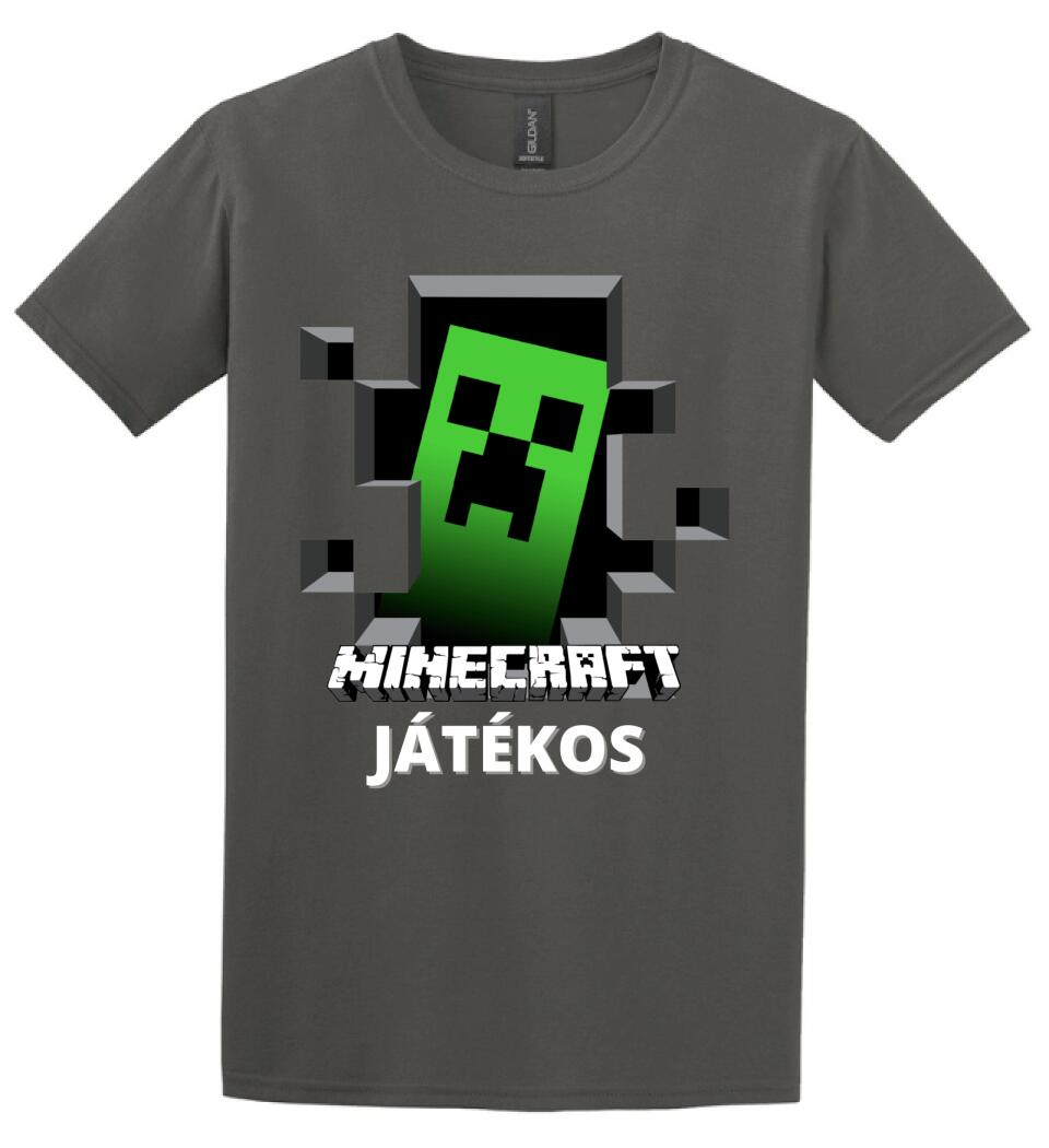 MINECRAFT JÁTÉKOS Póló