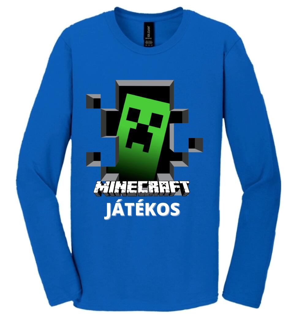 MINECRAFT JÁTÉKOS Póló