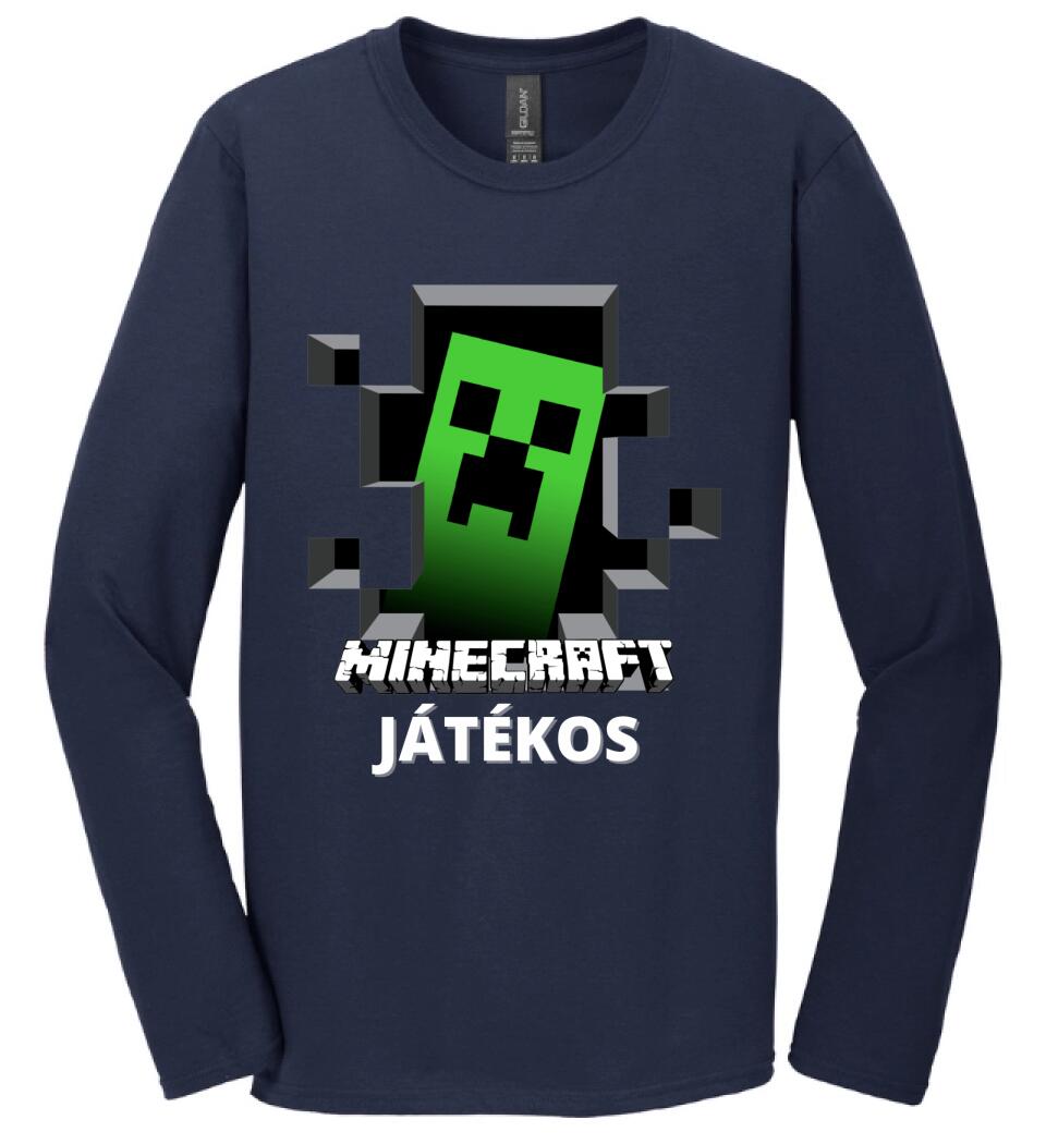 MINECRAFT JÁTÉKOS Póló
