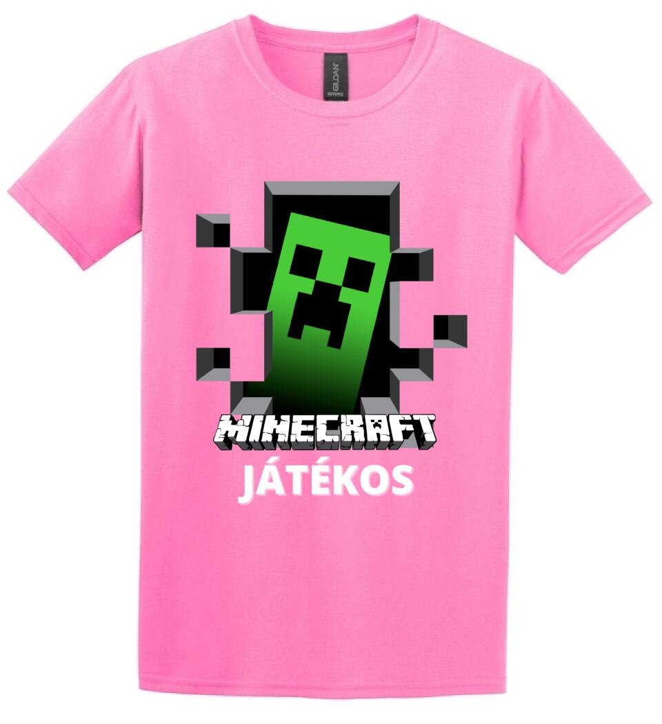 MINECRAFT JÁTÉKOS Póló
