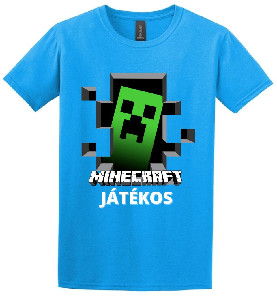 MINECRAFT JÁTÉKOS Póló