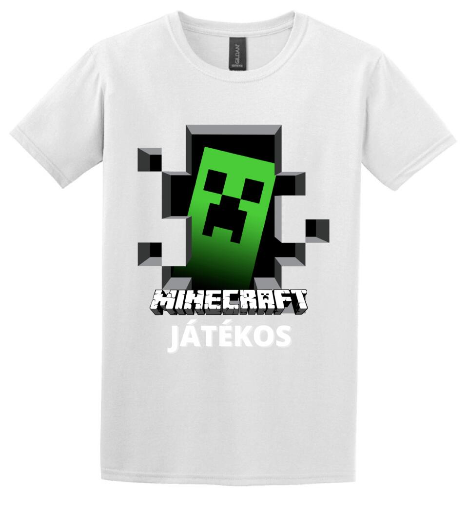 MINECRAFT JÁTÉKOS Póló