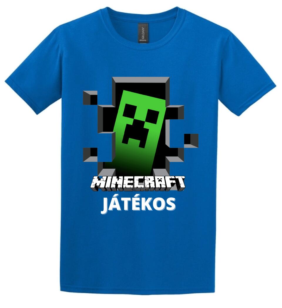 MINECRAFT JÁTÉKOS Póló