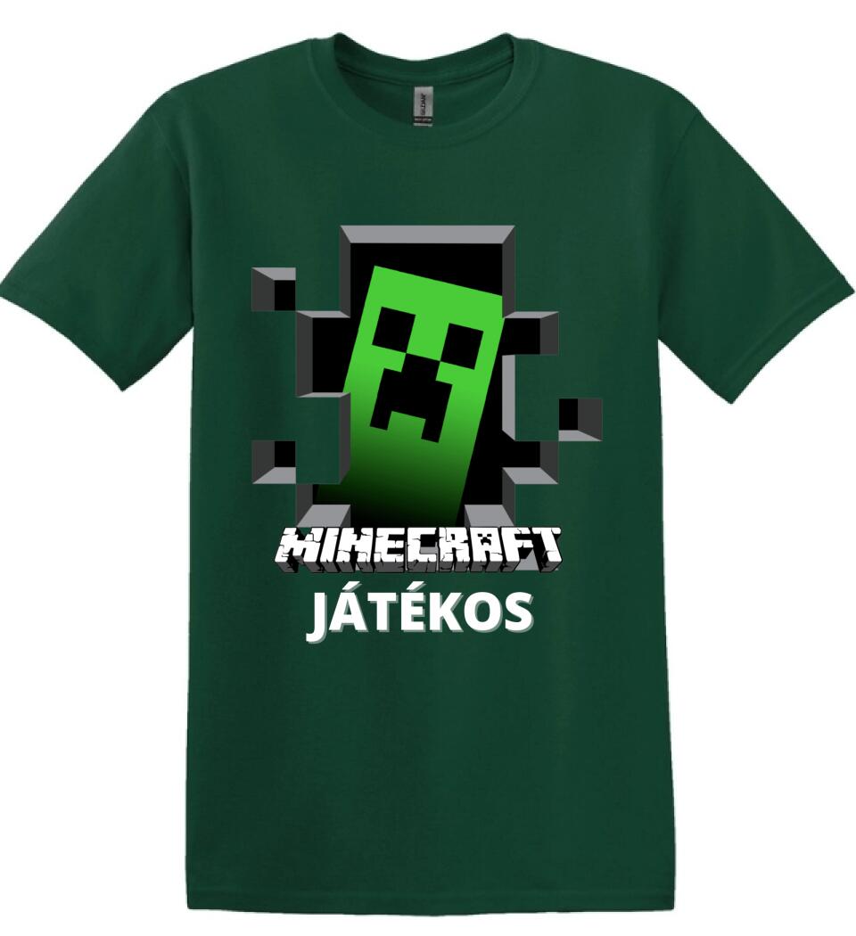 MINECRAFT JÁTÉKOS Póló